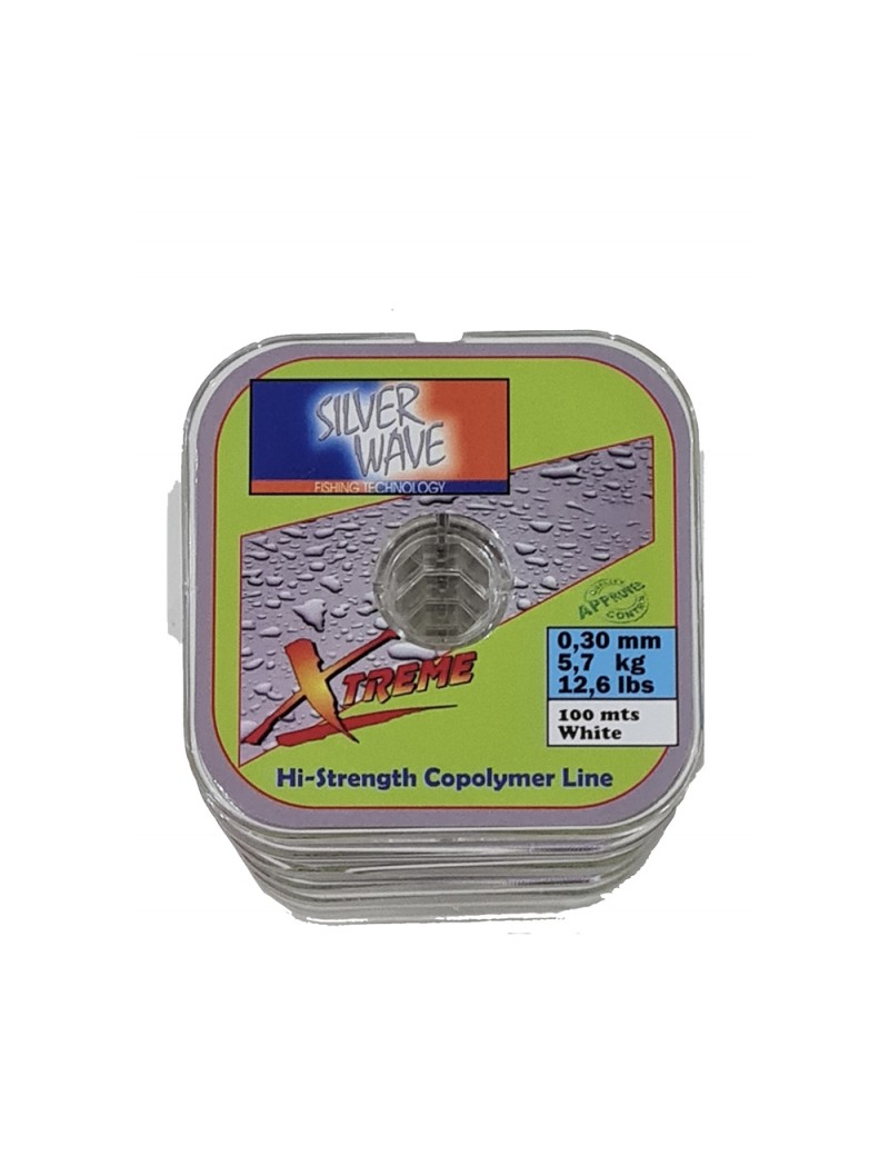Nylon Silver Wave Blanco 0,30 mm 100 Metros.