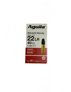 Caja de Balas Aguila Cal. 22 LR Standard Velocity.