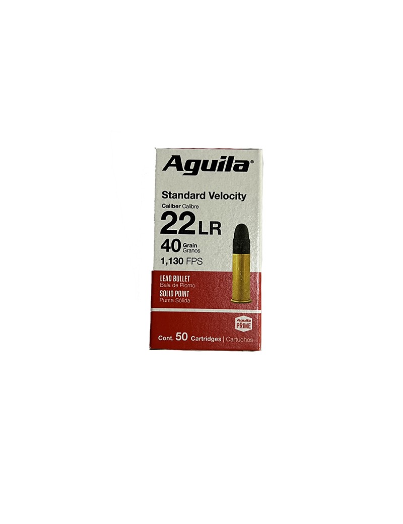 Caja de Balas Aguila Cal. 22 LR Standard Velocity.
