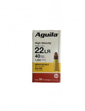Caja de Balas Aguila Cal. 22 LR High Velocity.