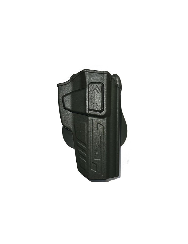 Funda Cytac Externa Polímero Para Pistola  Jericho 941 R/RS/F/FS 9x19 mm. /40S&W. Color Negro.