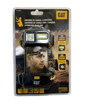 Linterna Frontal Cat de 120 y  250 Lumens.