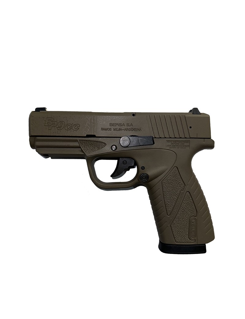 Pistola Bersa Mod. BP9CC Cal. 9mm TAN.
