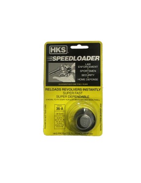 Speedloader Cargador Rápido para Revolver Cal. 38-357. 5 Tiros.