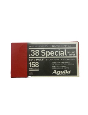 Caja de Balas Aguila Cal. 38 Special.