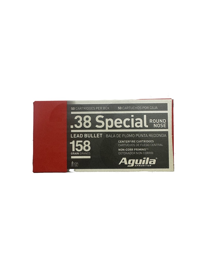 Caja de Balas Aguila Cal. 38 Special.