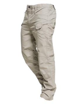 Pantalón Táctico de Cargo Color Negro, Ocre y Beige.