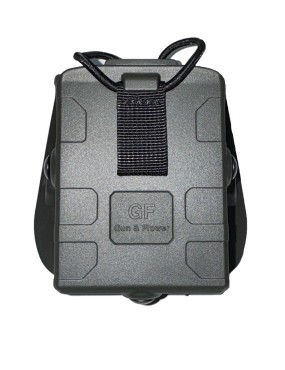 Funda Gun & Flower Para Equipo Radial Color Verde Universal.