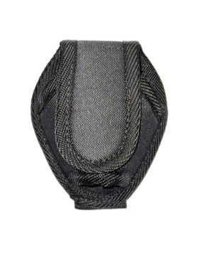 Funda Porta Esposas Raquelada Color Negro.