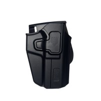 Funda Gun & Flower Para Pistola Universal Color Negro.