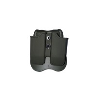 Porta Cargador Cytac Doble Táctico Color Verde.