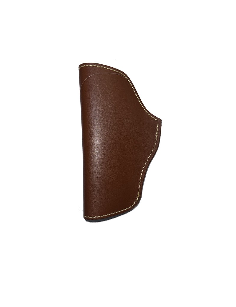 OFERTA Funda de Cuero Para Pistola y Revolver Color Café.