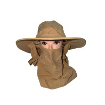 Sombrero Con Alas Color Tan.