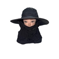 Sombrero Con Alas Color Negro.