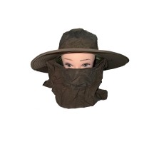 Sombrero Con Alas Color Cafe.