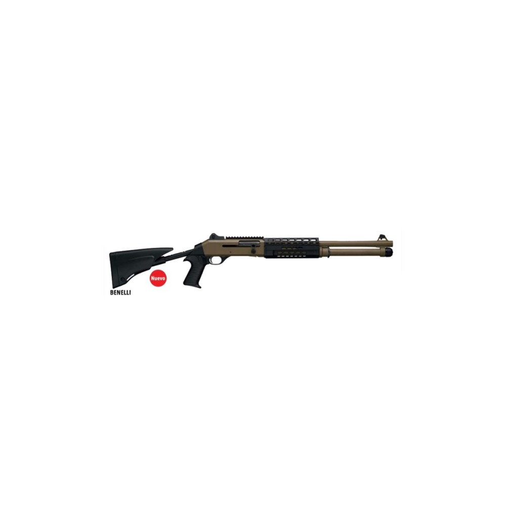 Escopeta Benelli Mod. M4 T Pro Cerakote A0595300 Cal. 12. Semiautomática.