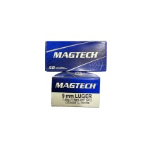 Caja de Balas Magtech Cal. 9 mm. Luger. HJP.