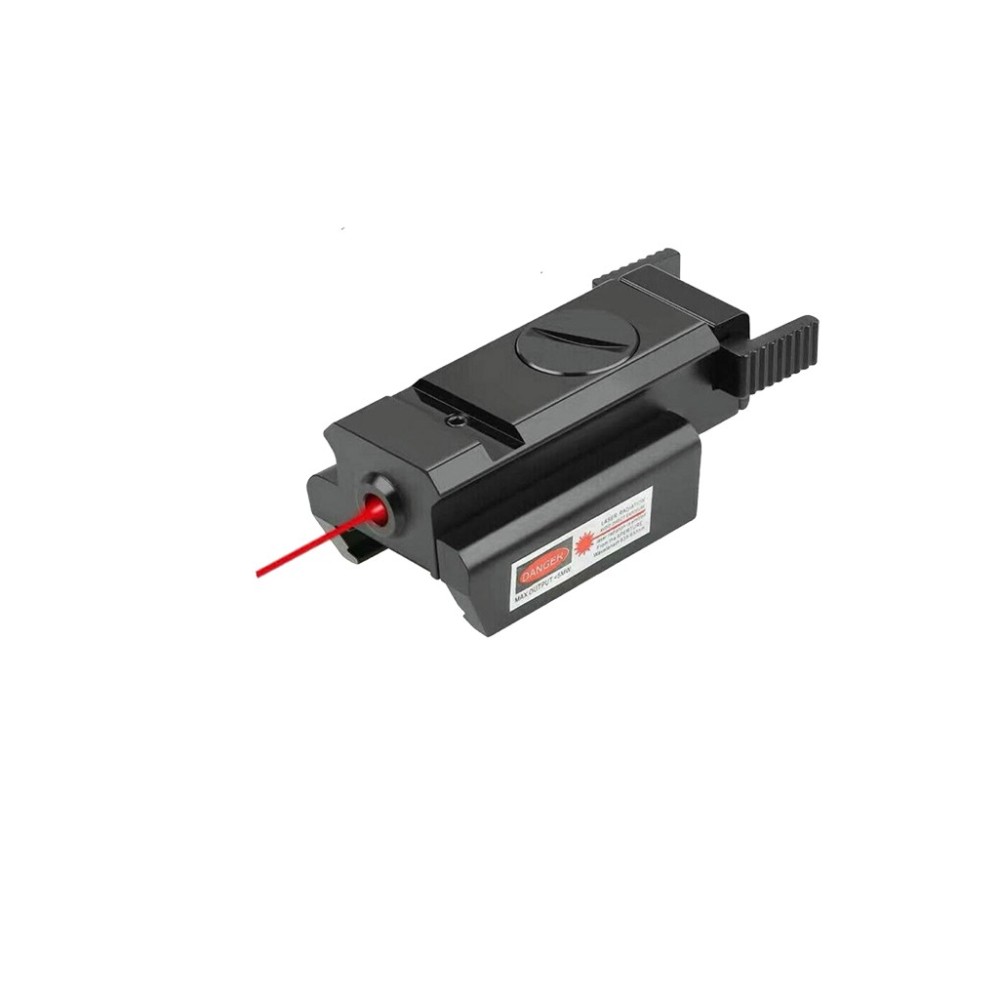 Puntero Laser Para Pistola con Riel Picatinny  Rojo.