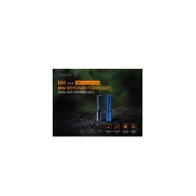 Linterna Táctica Led Fenix  Mod.  E01 Versión 2.0.  100 Lúmenes. Negro.