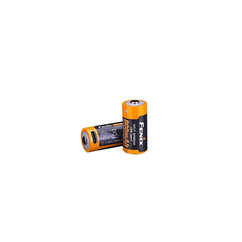 Batería Recargable Fenix 16340 Mod. ARB-L16-800 UP. 800 mAH. Unidad.