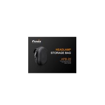 Bolso Para Linterna Frontal Fenix Mod. APB-20. Color Negro.