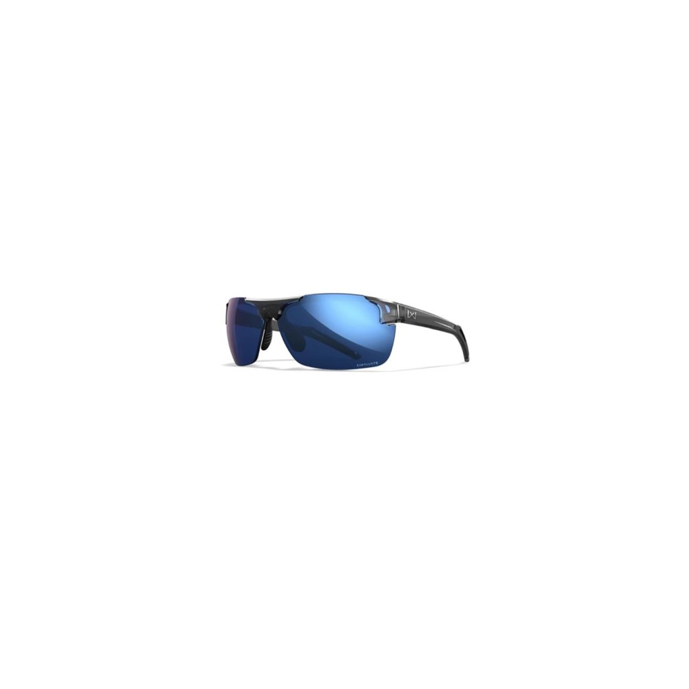 Lentes Wiley X Mod. Prime Captive  Pol Blue Mirror/Gloss Crystal Grey  Frame.