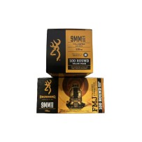 Caja de Balas Browning Cal. 9 mm Luger Full Metal Jacket.  115 Gr. 100 Unidades.