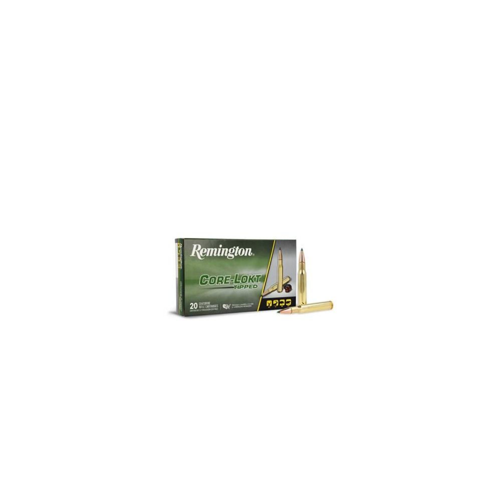 Caja de Balas Remington Core-Lokt Tipped Cal. 30-06   180 gr.  20 Unidades.