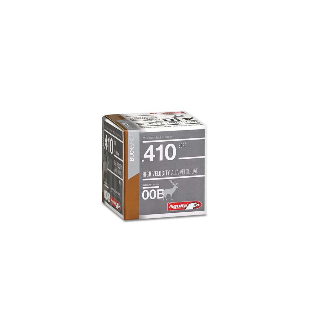 Cartuchos Aguila Cal. 36 - .410  14 gr. 25 Unidades.