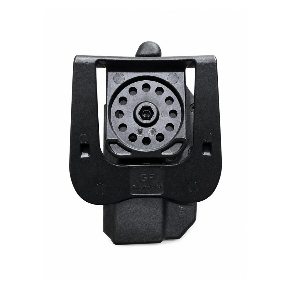 Funda Externa Gun & Flower  Mod. Thumbsmart Color Negro Para Pistola  Glock 17 - 19 - 23 - 22 y 45.