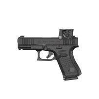 Pistola Glock Mod. 19 A-CUT. Gen. 5 Cal. 9 mm. Con Mira Electrónica AimPoint COA.