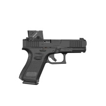 Pistola Glock Mod. 19 A-CUT. Gen. 5 Cal. 9 mm. Con Mira Electrónica AimPoint COA.