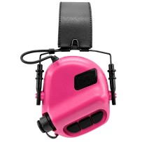 Protector de Oídos Opsmen Mod. M-31 Electrónico Rosado. Negro.