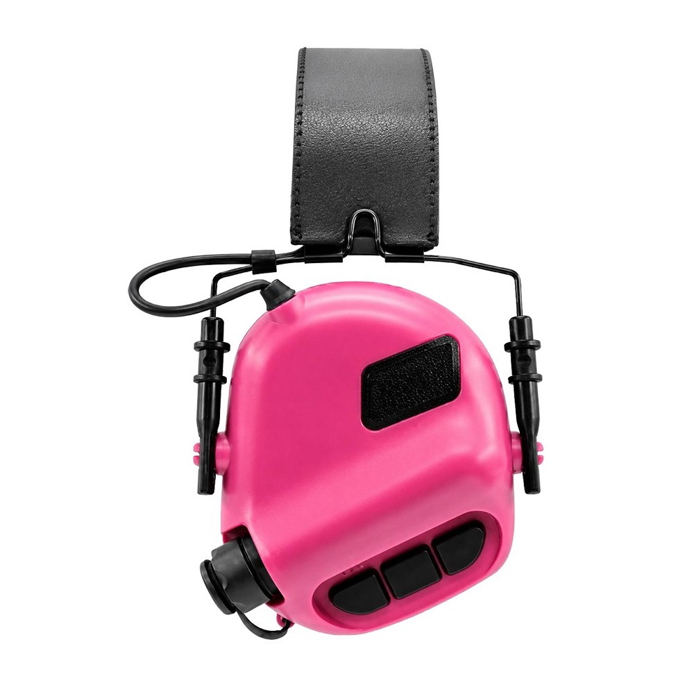 Protector de Oídos Opsmen Mod. M-31 Electrónico Rosado. Negro.