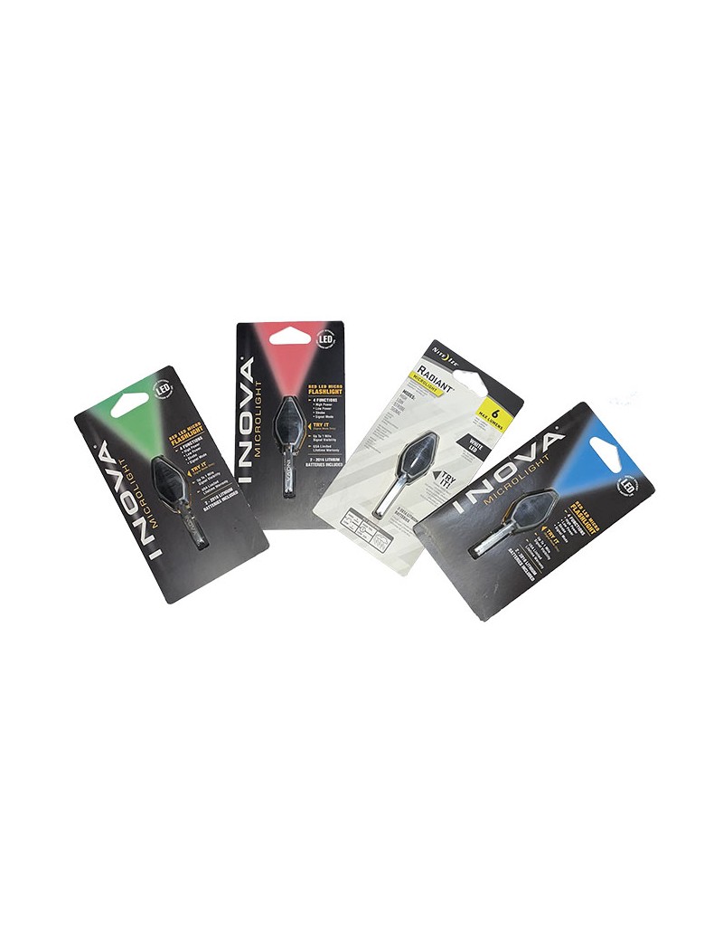 Linterna Nite Dize Mod. Inova Microlight. Diferentes Colores.