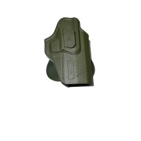 Funda Cytac Externa Para Pistolas Mod. Glock 19, 23, 32 ( Gen. 1, 2, 3, 4 ) Glock 19 Gen. 5, Glock 19X, OD Verde.
