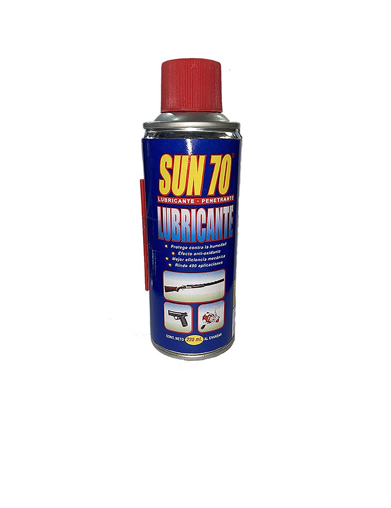Lubricante y Anticorrosivo Para Armas SUN 70 220 ml. Spray.
