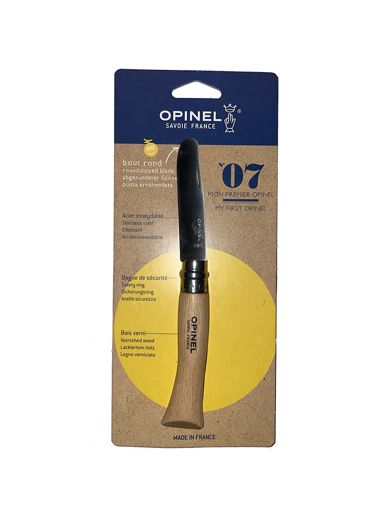 Navaja Opinel Mod. N° 07 Inox. Mon Premier Opinel para Niños.
