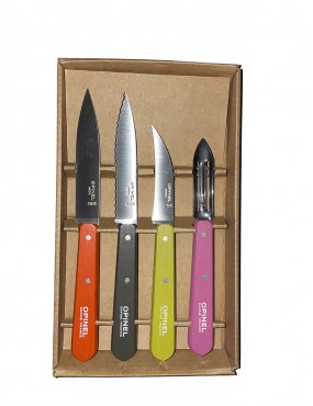 Set de Cuchillos Opinel Mod. Inox. Les Essentiels du Cuisinier.