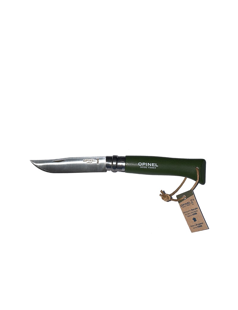 Navaja Opinel Mod. N° 08 Inox. Verde Olivo.