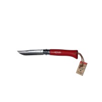 Navaja Opinel Mod. N° 08 Inox. Rojo.