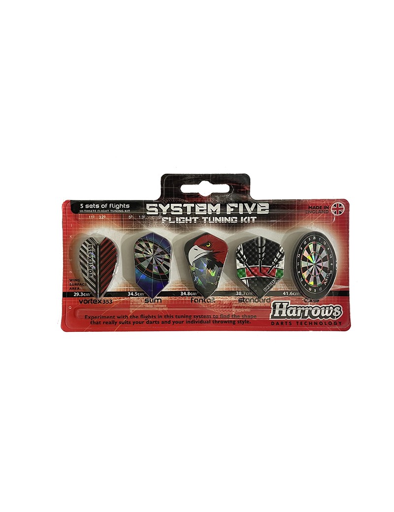 Plumillas para Dardos Harrows Mod. System Five Flight Tuning Kit.