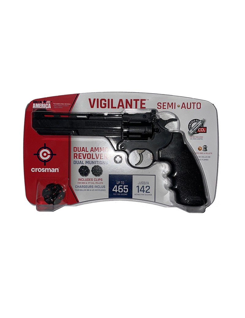 Revolver CO2  Crosman Cal. 4,5 Mod. Vigilante CCP8B2.