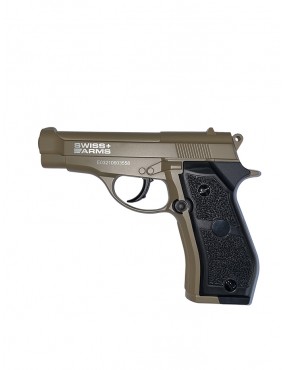 Pistola CO2 Swiss Arms Cal. 4,5 Mod. P84 Tan.