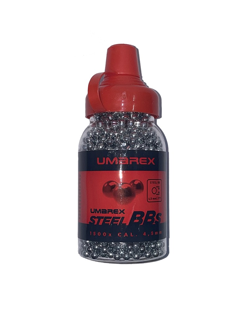 Balin de Acero Umarex Cal. 4,5. 1500 Unidades.