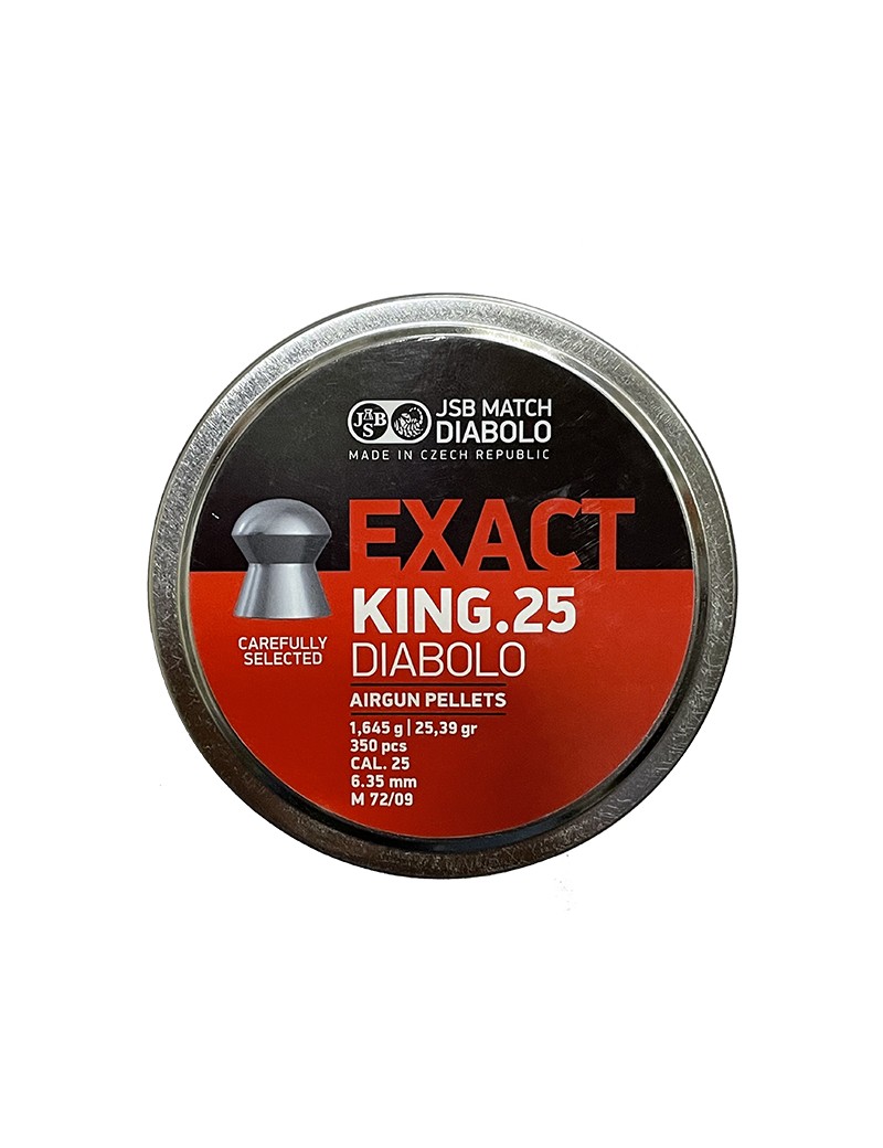 Poston Jsb Mod. King 25 Airgun Pellets 25,39g. Cal. 6,35. Unidades 350.