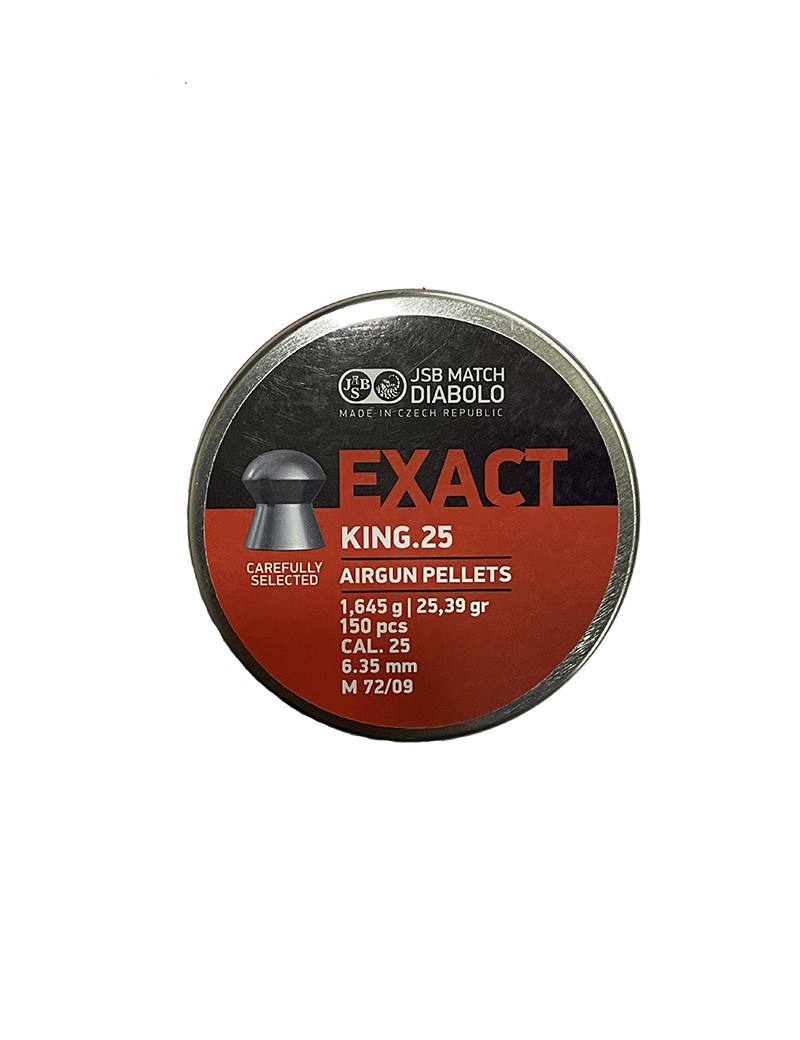 Poston Jsb Mod. King 25 Airgun Pellets 25,39g. Cal. 6,35. Unidades 150.
