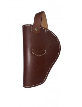 Funda de Cuero Interna y Externa Para Revolver de Dos a Cuatro pulgadas.