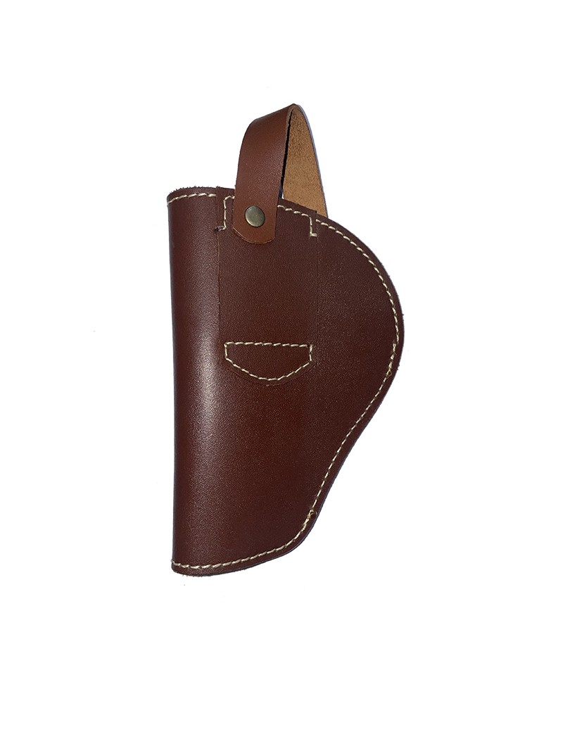 Funda de Cuero Interna y Externa Para Revolver de Dos a Cuatro pulgadas.