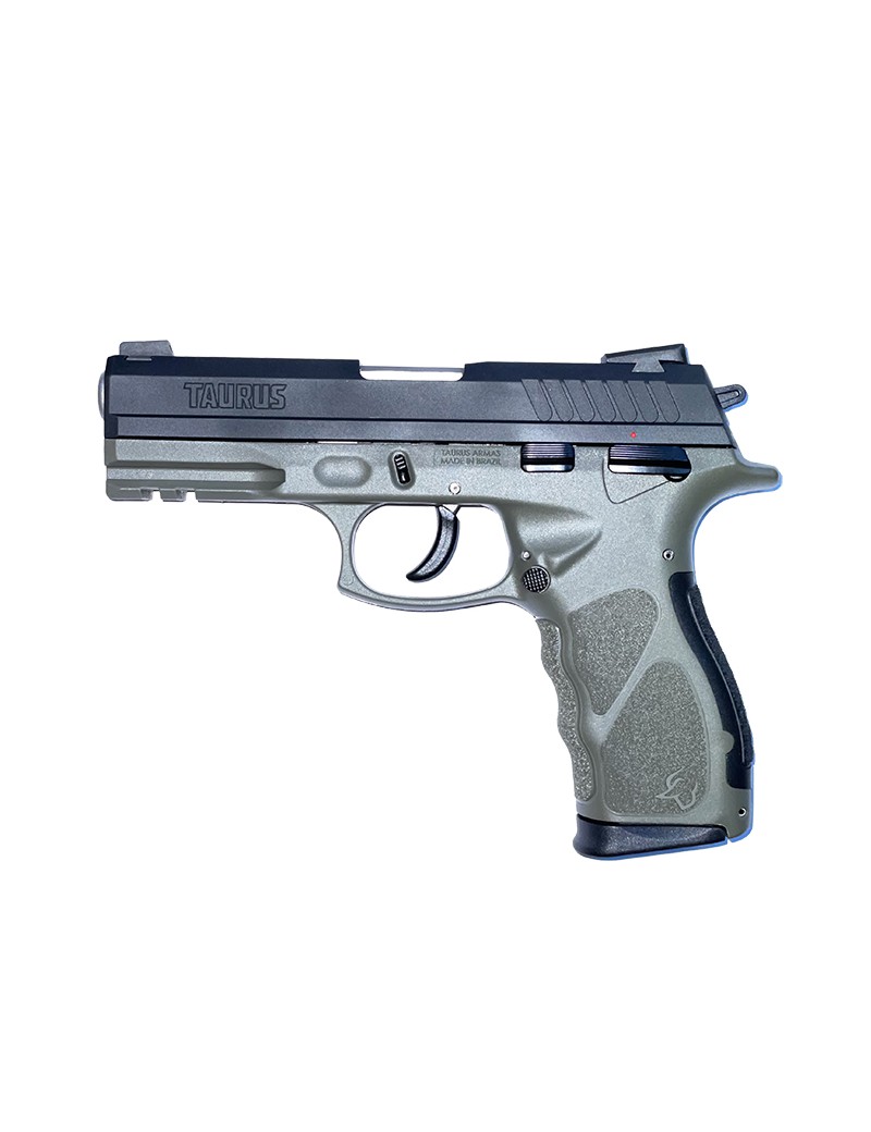 Pistola Taurus Mod. TH 9 Cal. 9 mm. Verde.